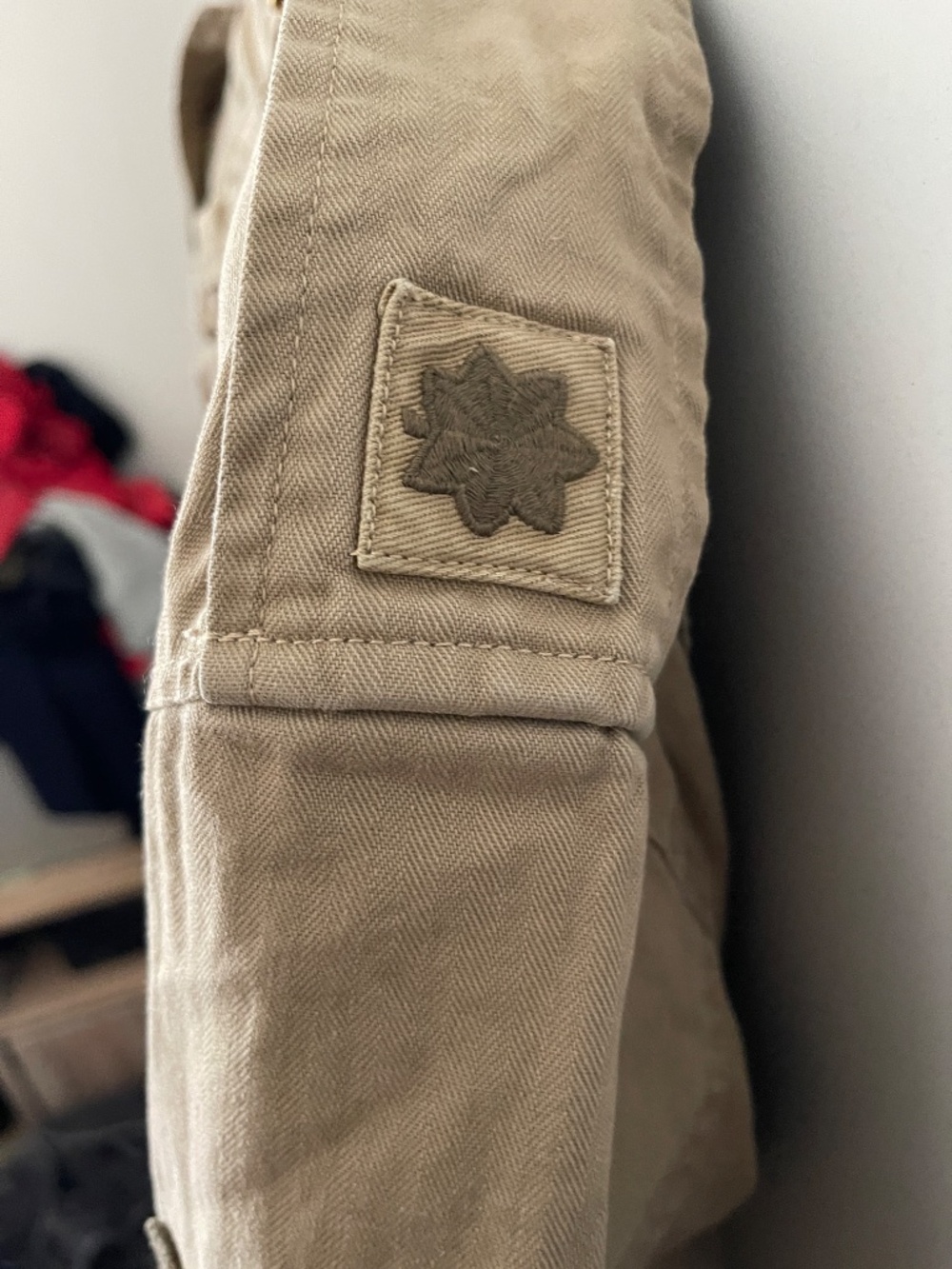 Polo Ralph Lauren US RL Tan Military Patch Jacket 2XLT NWT - Picture 7 of 11